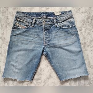 DIESEL Zaf Vintage Y2K Cut-off 100% Cotton Denim Shorts!